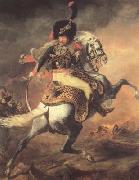 Theodore Gericault Chasseur of the Imperial Guard,Charging (mk10) oil painting artist